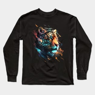 space tiger Long Sleeve T-Shirt